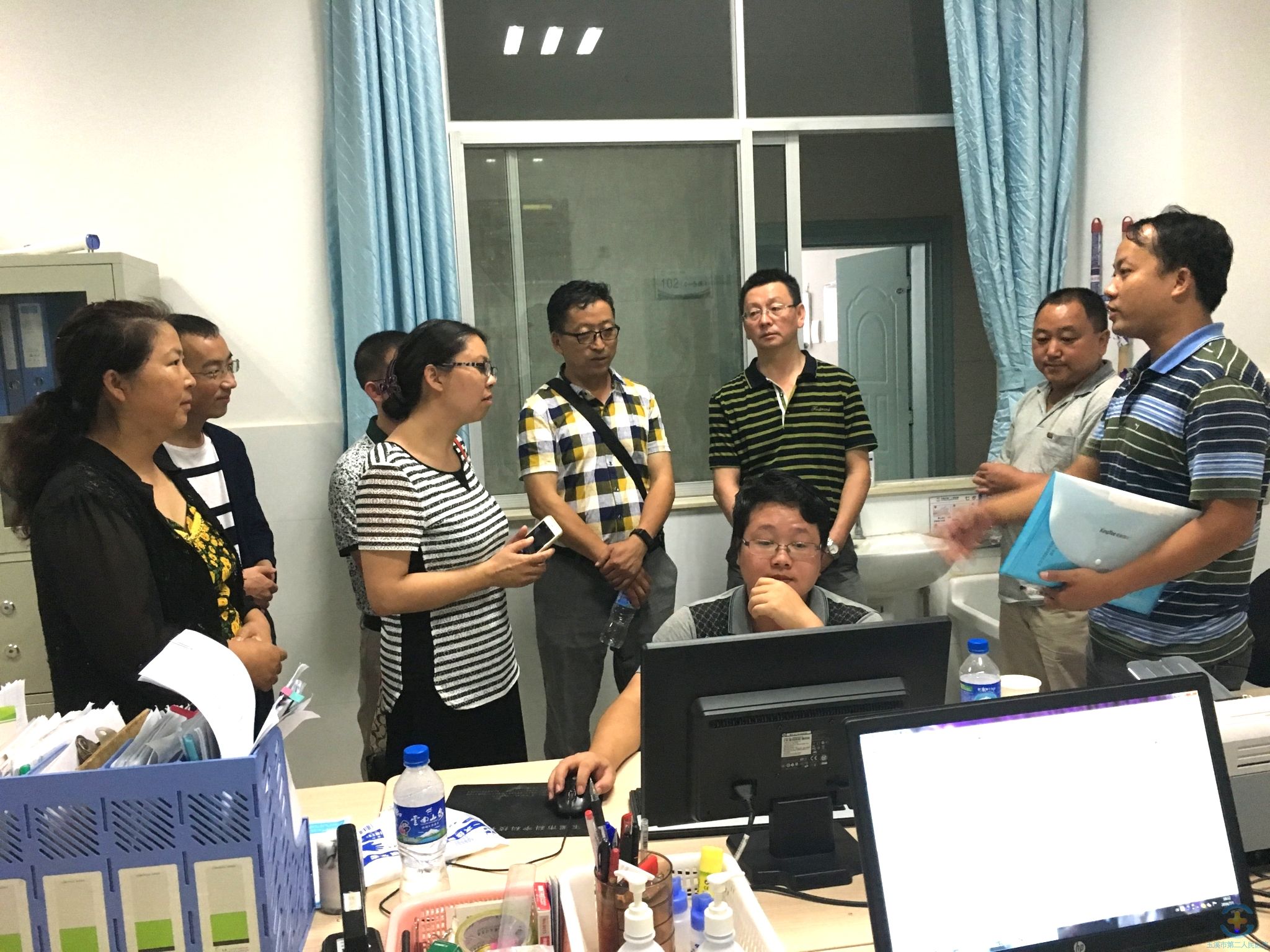 姚安县人民医院到我院参观信息化建设