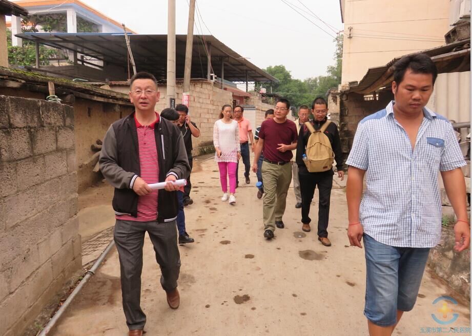 我院到“百村示范，千村整治”联系点调研