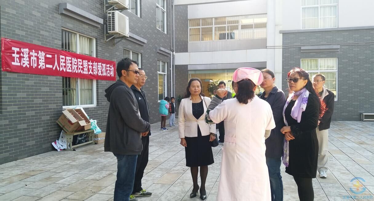 玉溪市第二人民医院民盟支部开展“爱孤”活动