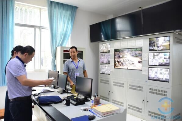 玉溪市多部门联合到我院开展消防安全检查