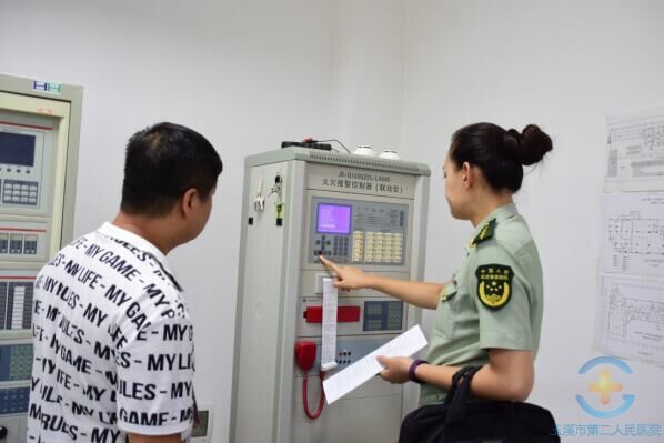 玉溪市多部门联合到我院开展消防安全检查