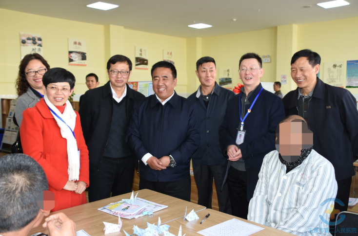 全省精神卫生工作领导小组到我院参观交流全国精神卫生综合管理（玉溪）试点工作