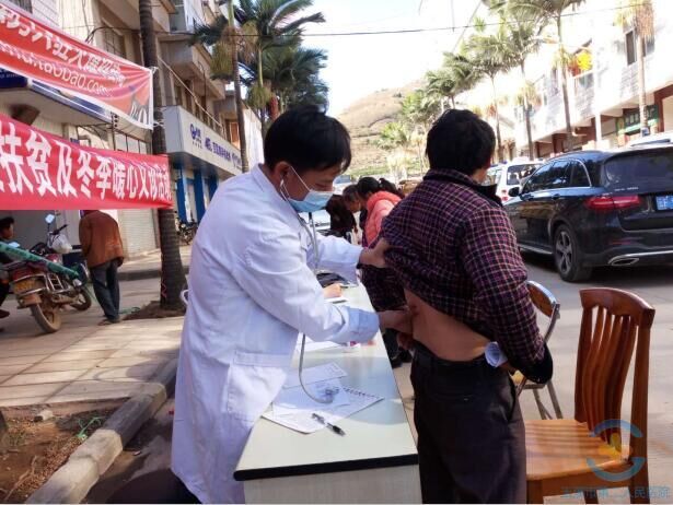 我院开展健康扶贫及冬季暖心义诊活动