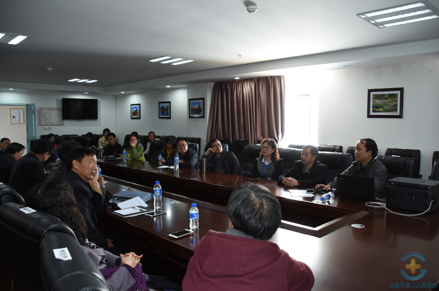 云南省全国精神卫生综合管理试点考评组到我院考核试点工作