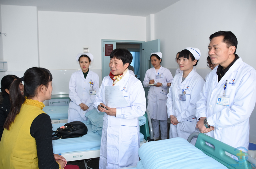 市卫计委对我院进行优质护理服务督导验收工作